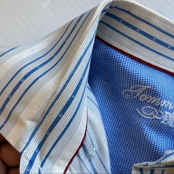 Tommy Bahama Denim Mens Long Sleeve 100% Cotton Button Down Shirt Size  … - Picture 10 of 17